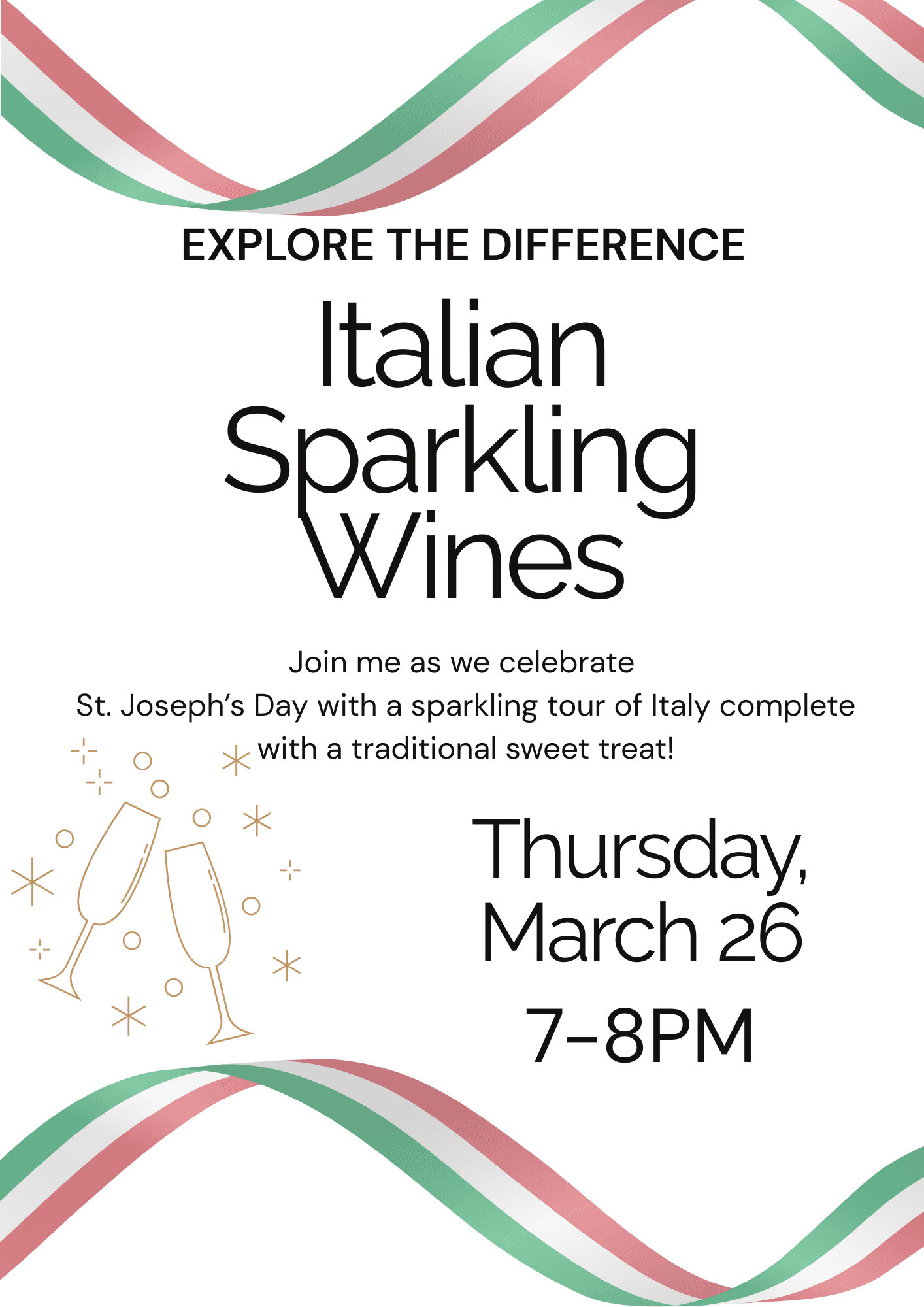 Flyer - Sparkling Italian Wines Flyer - Sparkling Italian Wines
